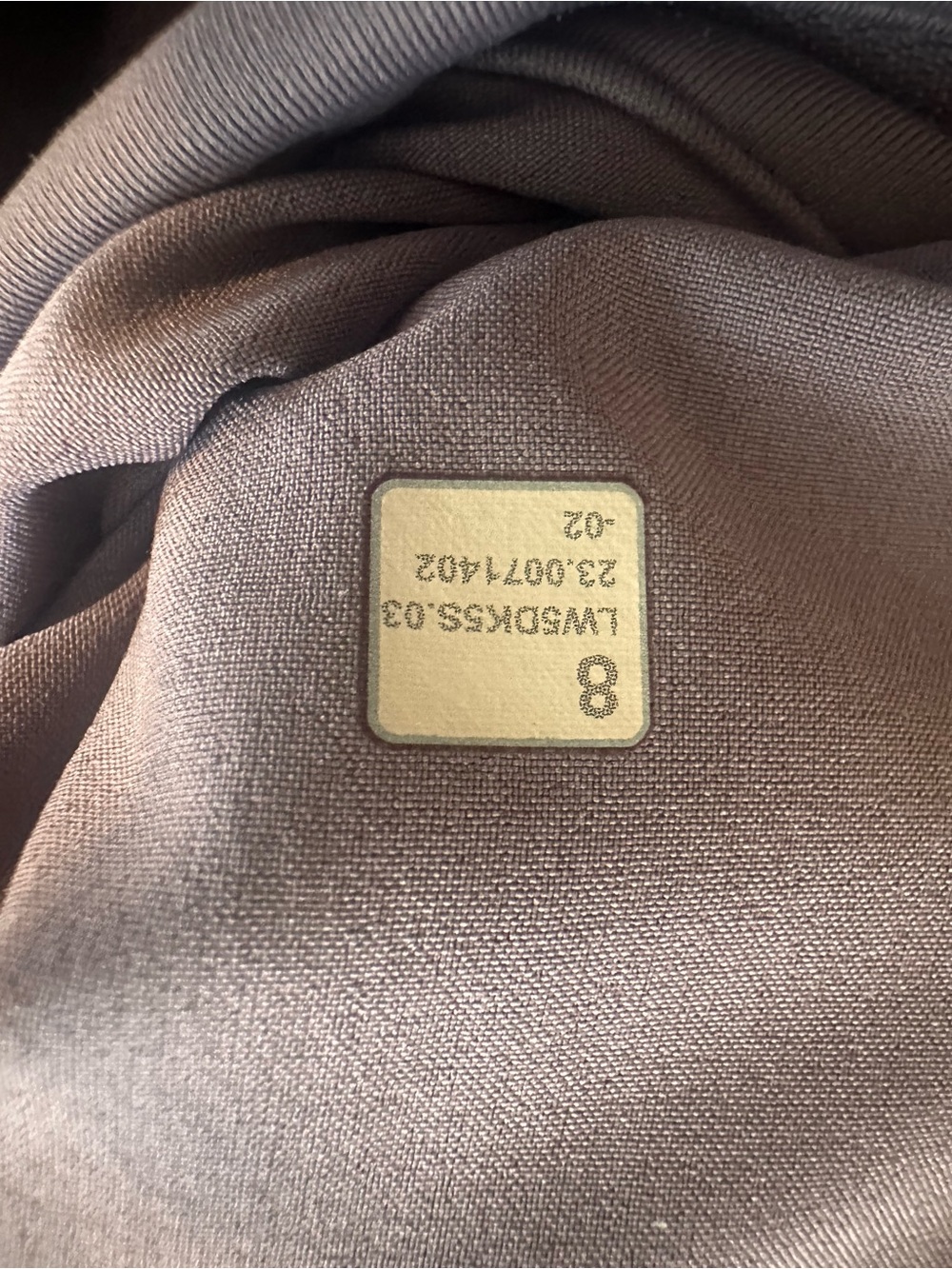 Lululemon Adapted State High Rise Jogger Size 8 Nightfall Purple Zip Cuff - Picture 5 of 5